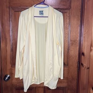 Muk Luks Open Front Cardigan Size XL
